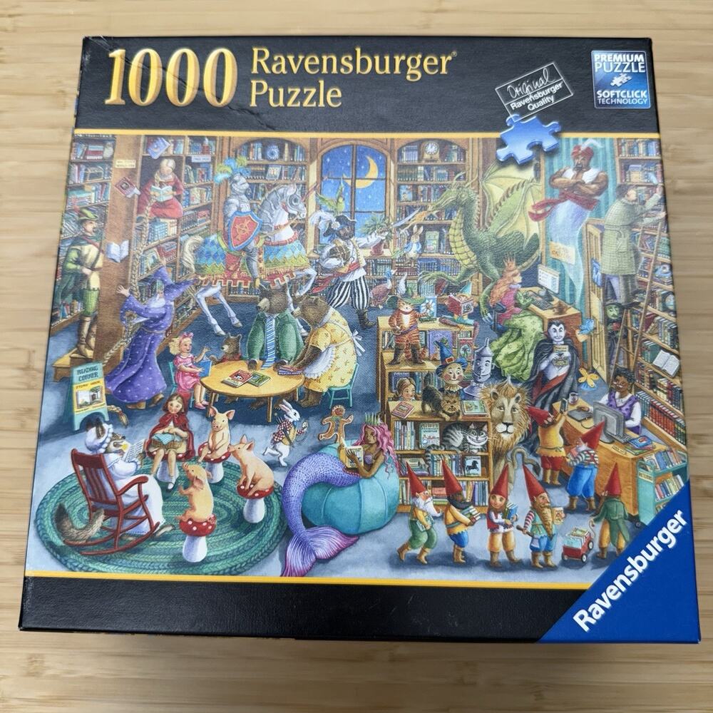 Ravensburger 1000 Piece Premium Jigsaw Puzzle "Midnight At The Library" - New